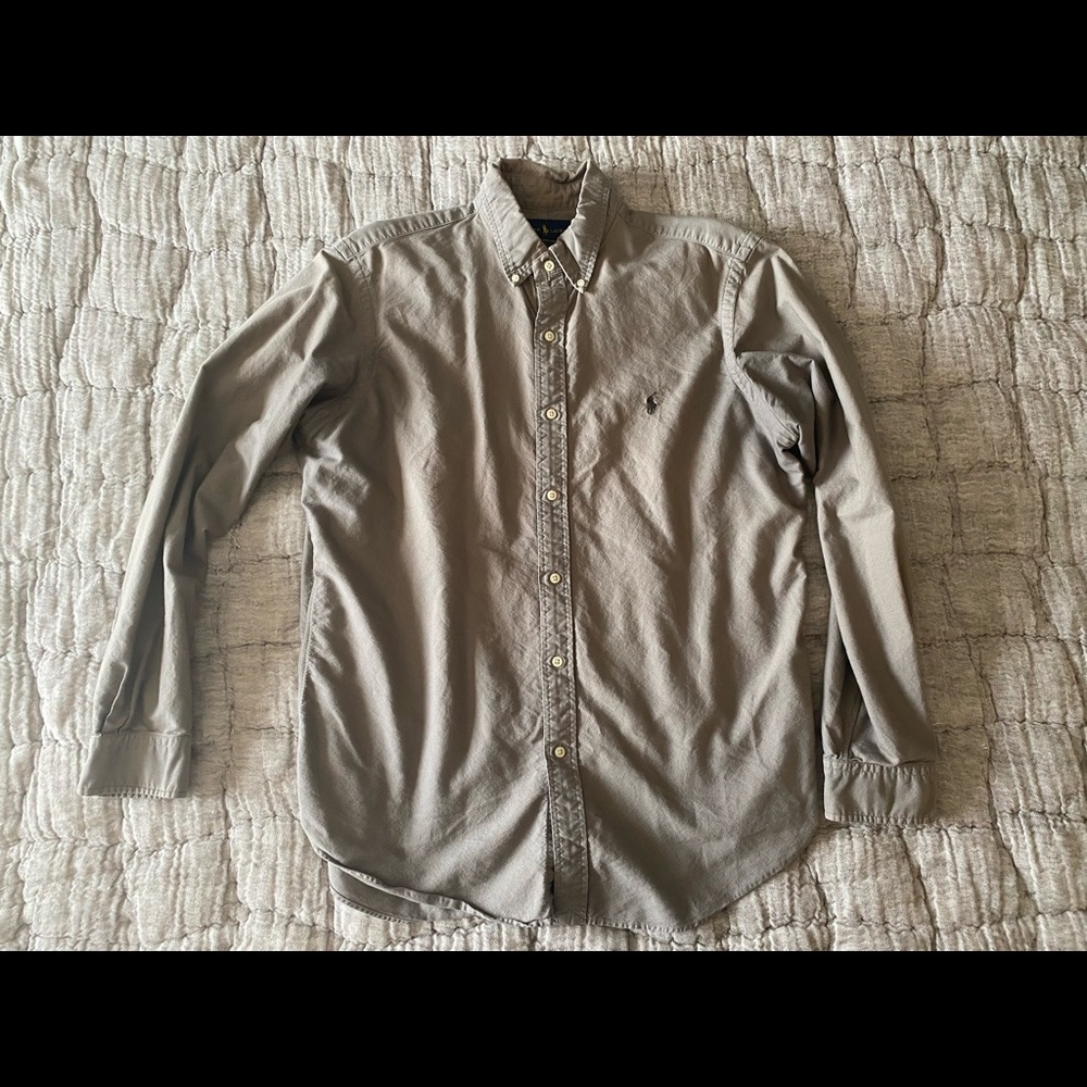 Ralph Lauren - grey button up